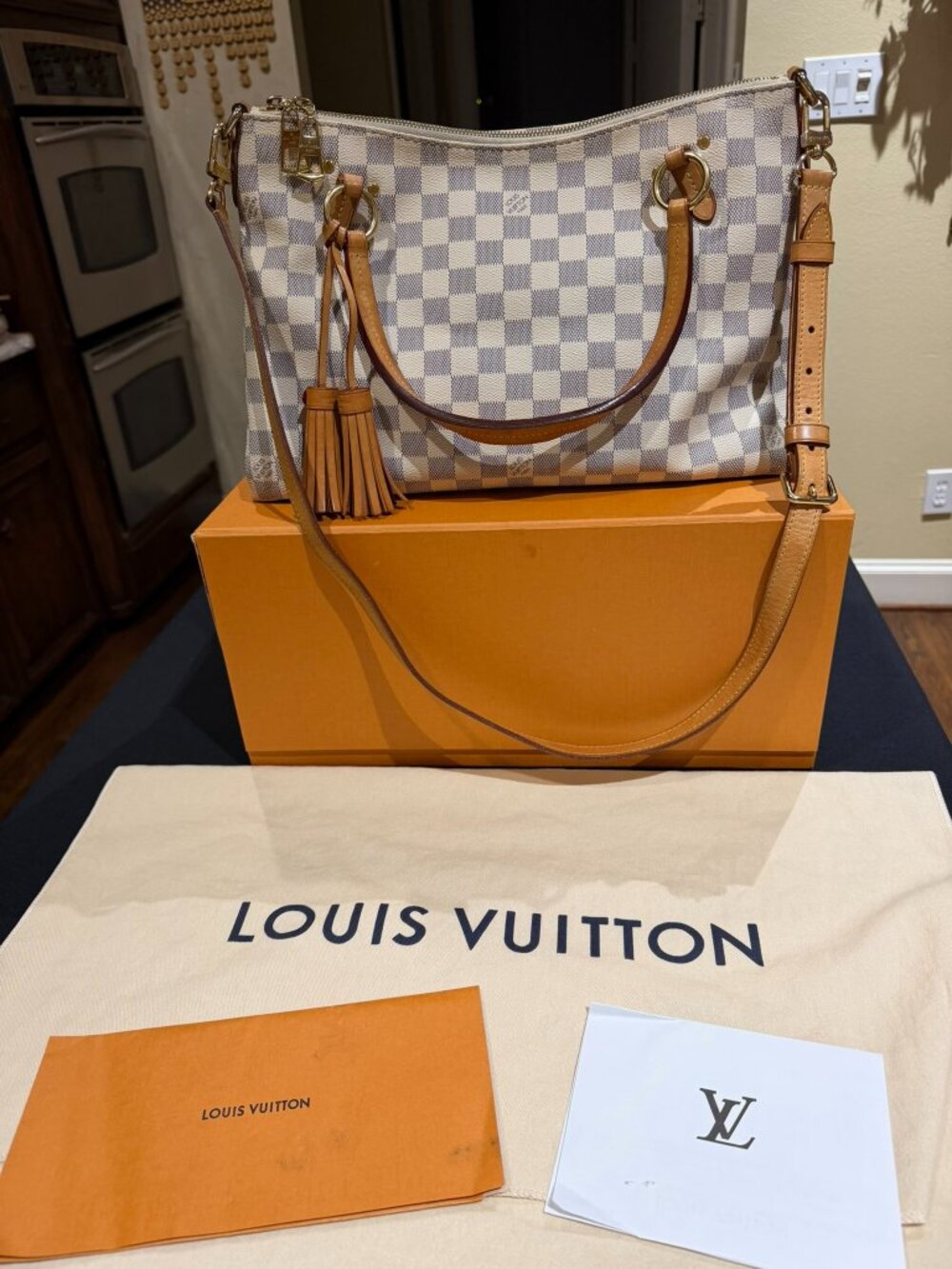 Louis Vuitton Lymington Shoulder Bag Azur Canvas